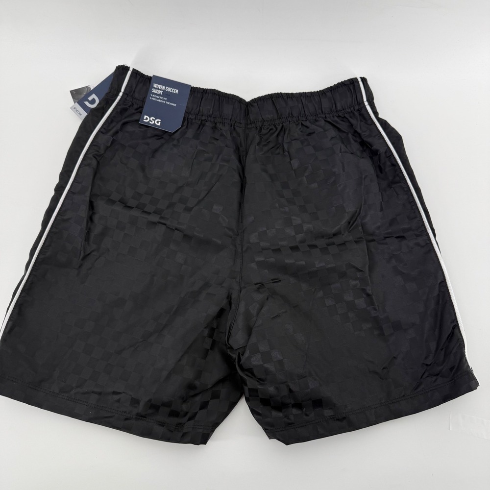 DSG Boys Youth Soccer Shorts Black Woven Athletic Fit Size‎ L 14-16 - Picture 2 of 8